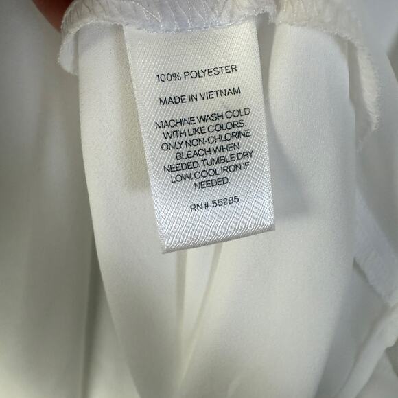 Express sz S/P White Handkerchief Hem Slip fairy Dress NWT - Picture 6 of 9